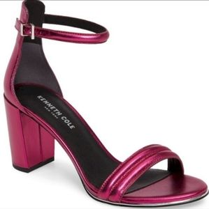 NIB Kenneth Cole New York Lex Block Heel Sandals